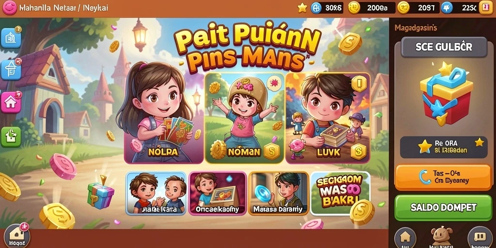 Sistem level-up karakter yang inovatif.