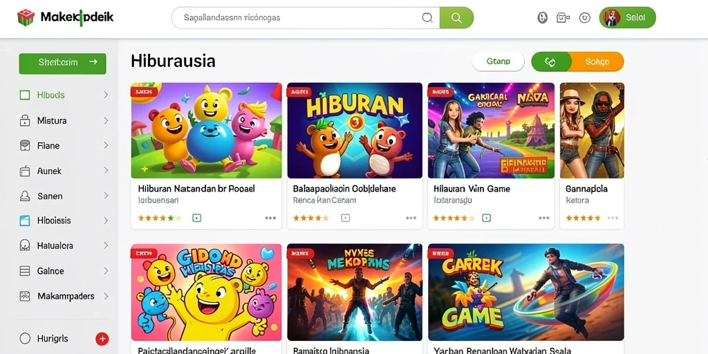 Grafis yang memukau dan warna cerah.