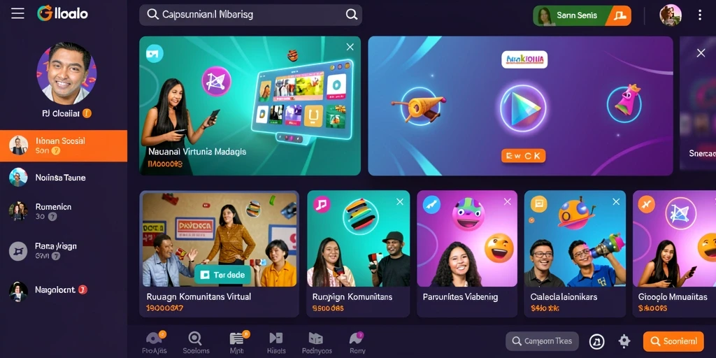 Fitur bonus harian untuk menambah pengalaman bermain.