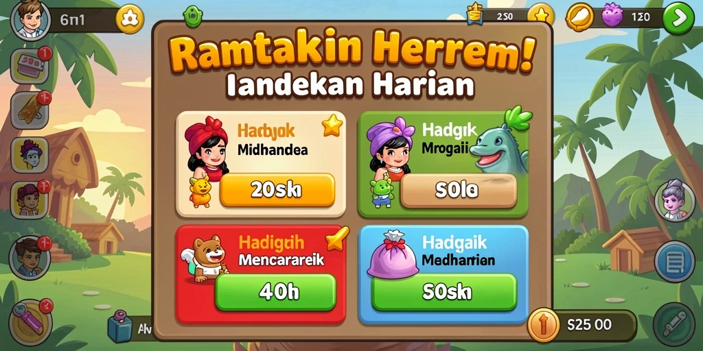 Mode multiplayer yang memungkinkan kompetisi seru.