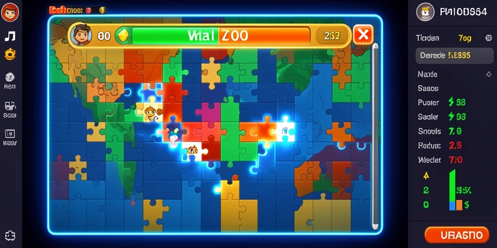 Screenshot memperlihatkan grafis menawan dari level dalam GIGA33.