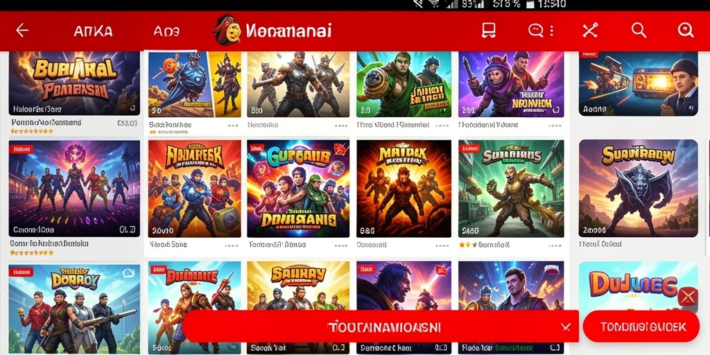 Screenshot 3: Berbagai mode permainan menarik yang tersedia di PUSAT303.
