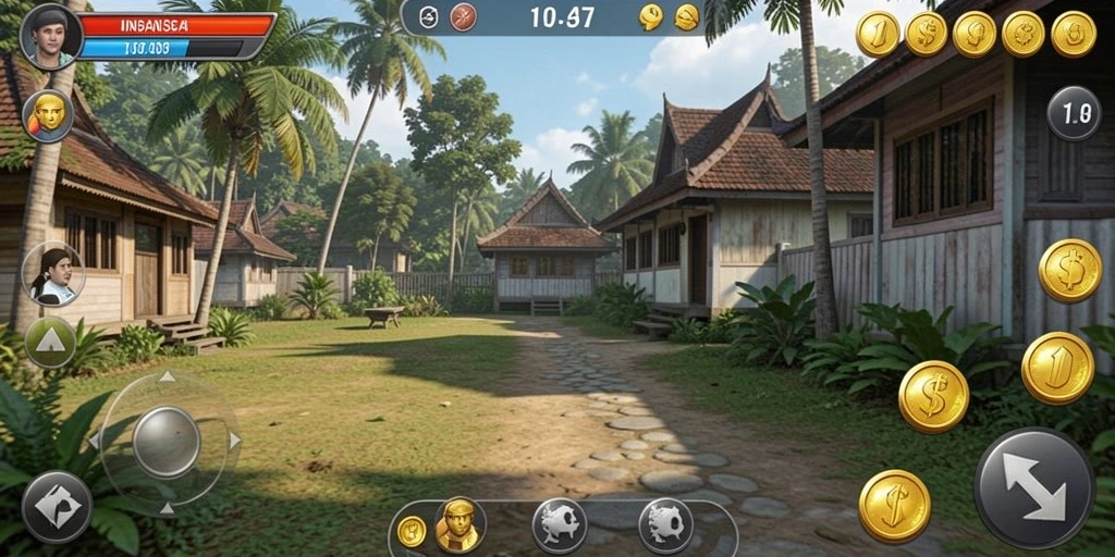 Tangkapan layar menunjukkan momen seru dalam mode multiplayer.