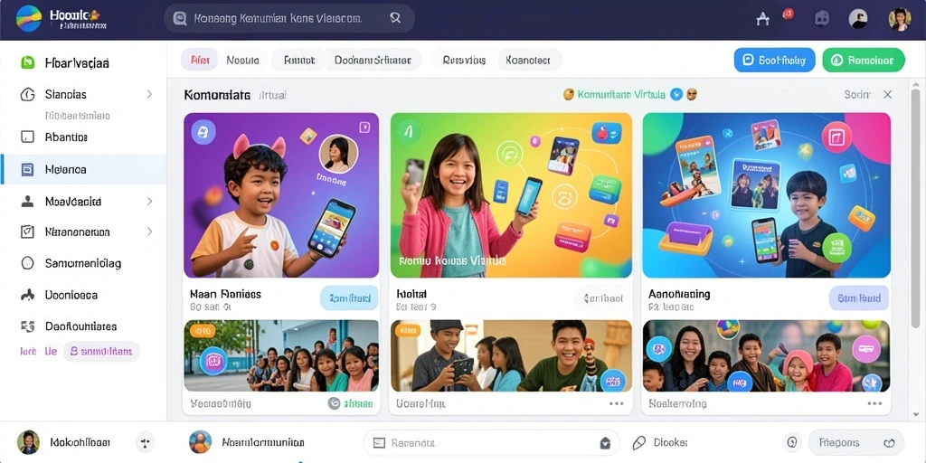 Fitur interaksi yang memudahkan bermain bersama teman.