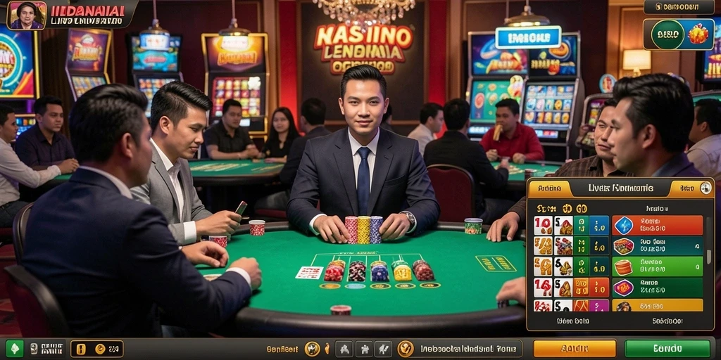 Pemandangan level menantang yang membuat permainan semakin seru.